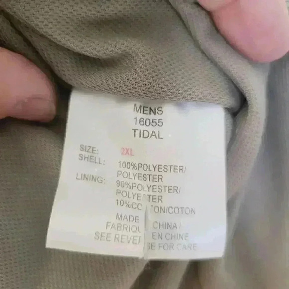 Woolrich Blue Windbreaker Pullover 1/2 Zip Lined Sz 2XL - Picture 5 of 8